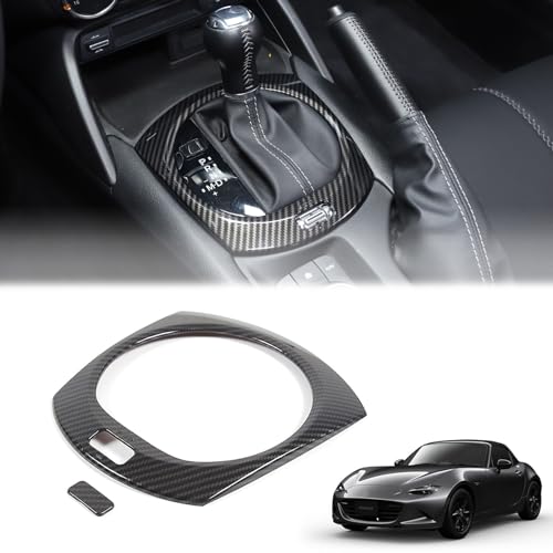 Hcilloend Nová Mazda Roadster RF ND Série 2016-2024 Panel řazení Kryt řazení Středový ovládací panel Kryt panelu řazení Vyrobeno z ABS Snadná instalace Nalepovací