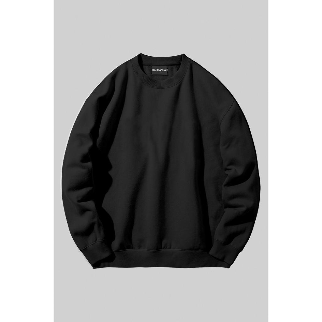 Unprinted Black Pocketed Sweatshirt Hoodie (school Sweatshirt)