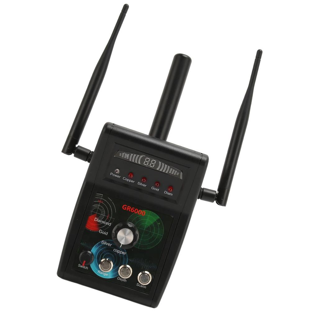 Metal Detector Sensitive with Dispaly 15m Deep 1000m Range Metal Finder 100?240V for Copper Silver