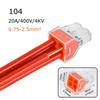 50/100 PCS 4 Holes Wire Connector Universal Splitter Wiring Cable Quick Wiring Electrical Connector Push-in Home Terminal Block