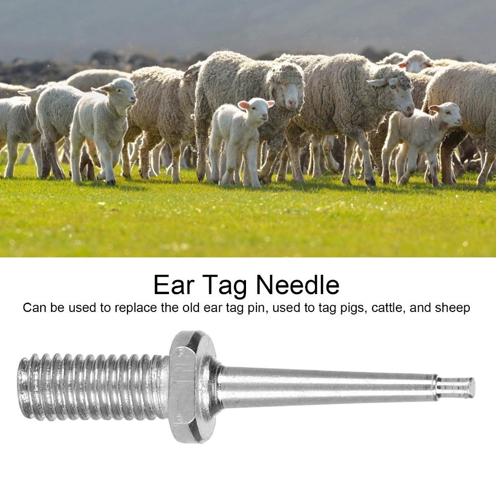 10Pcs Durable Ear Tag Pin Stainless Steel Ear Tag Plier Pin Stainless Steel Ear Tag Pin Pig