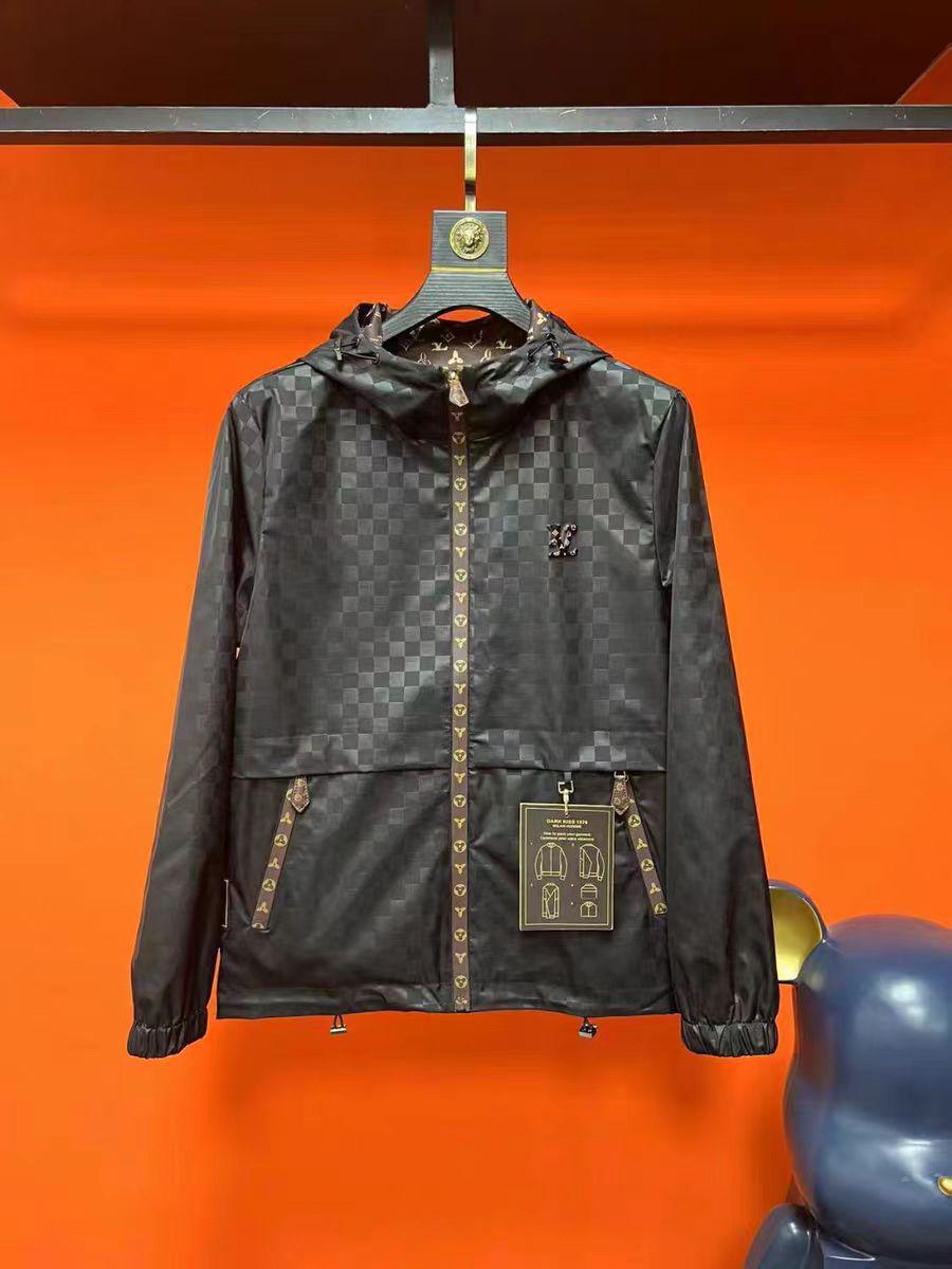 

Мужская куртка с капюшоном класса люкс высокого качества на весну 2024 года - Модная, универсальная и удобная XXL (65-73 kg)