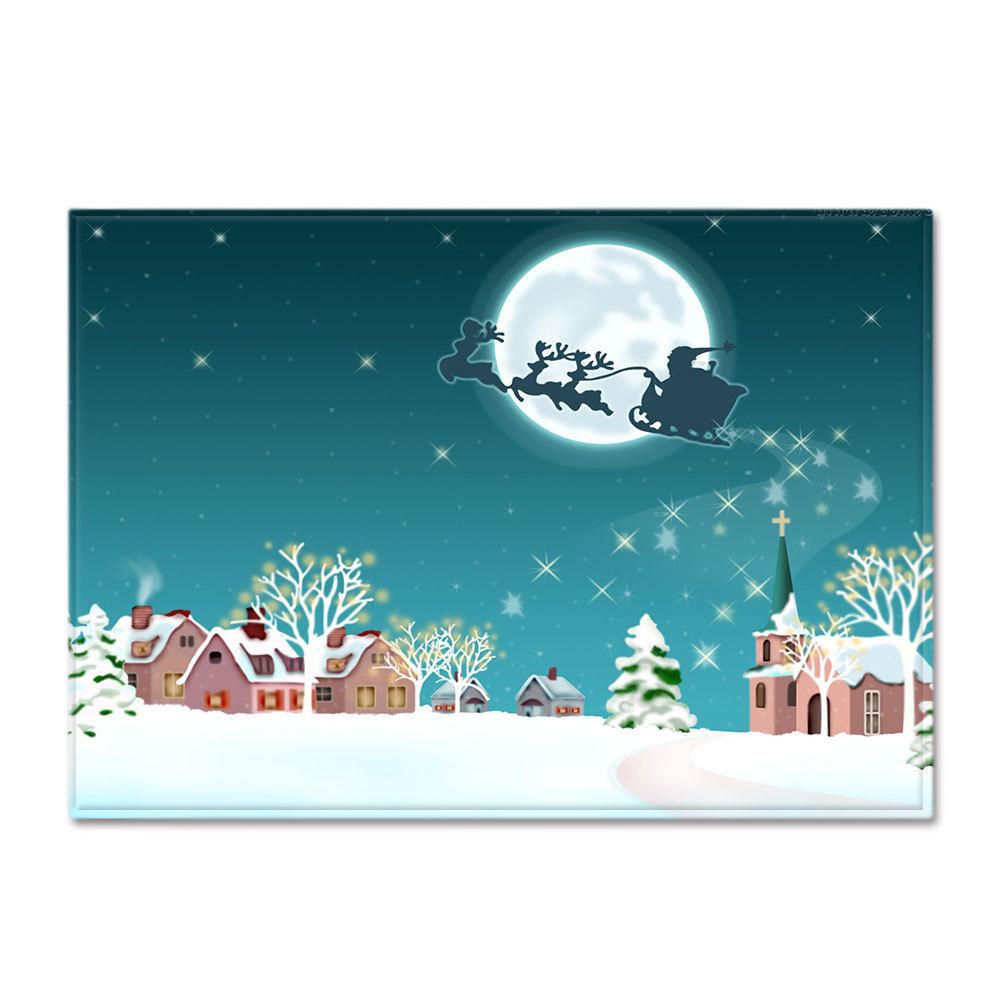 Christmas Living Room Floor Mat Bedroom Dining Room Carpet Carpet Doormat