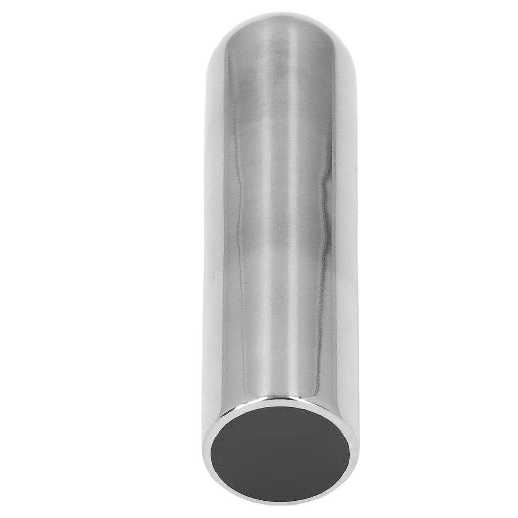 Guitar Slide Tone Bar Stainless Steel Solid Guitar Slide with Thumb and Finger Picks for Lap Steel H