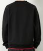 Bligo Pullover Long Sleeve Crew Layered Oversized Black Plus Long Winter Men's Sweatshirt, Neck, Look, Silhouette, Stylish, Spring/Autumn Clothes,