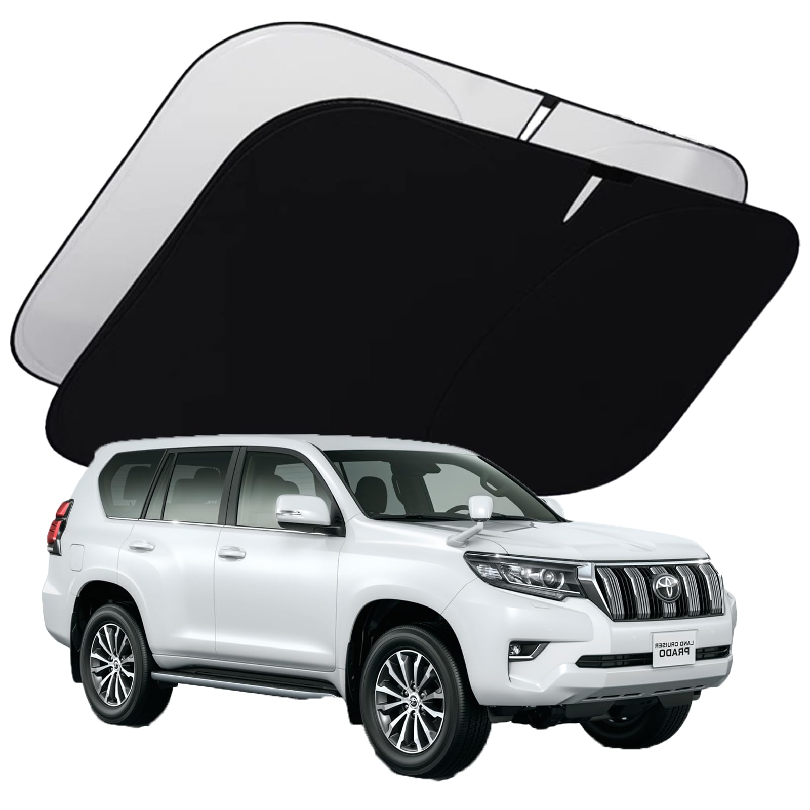 

New Prado wincar Toyota Land Cruiser Prado Windshield Prado Sunshade with Storage Bag Sunshade Blackout Insulation Prado 150 Late Model Custom Parts