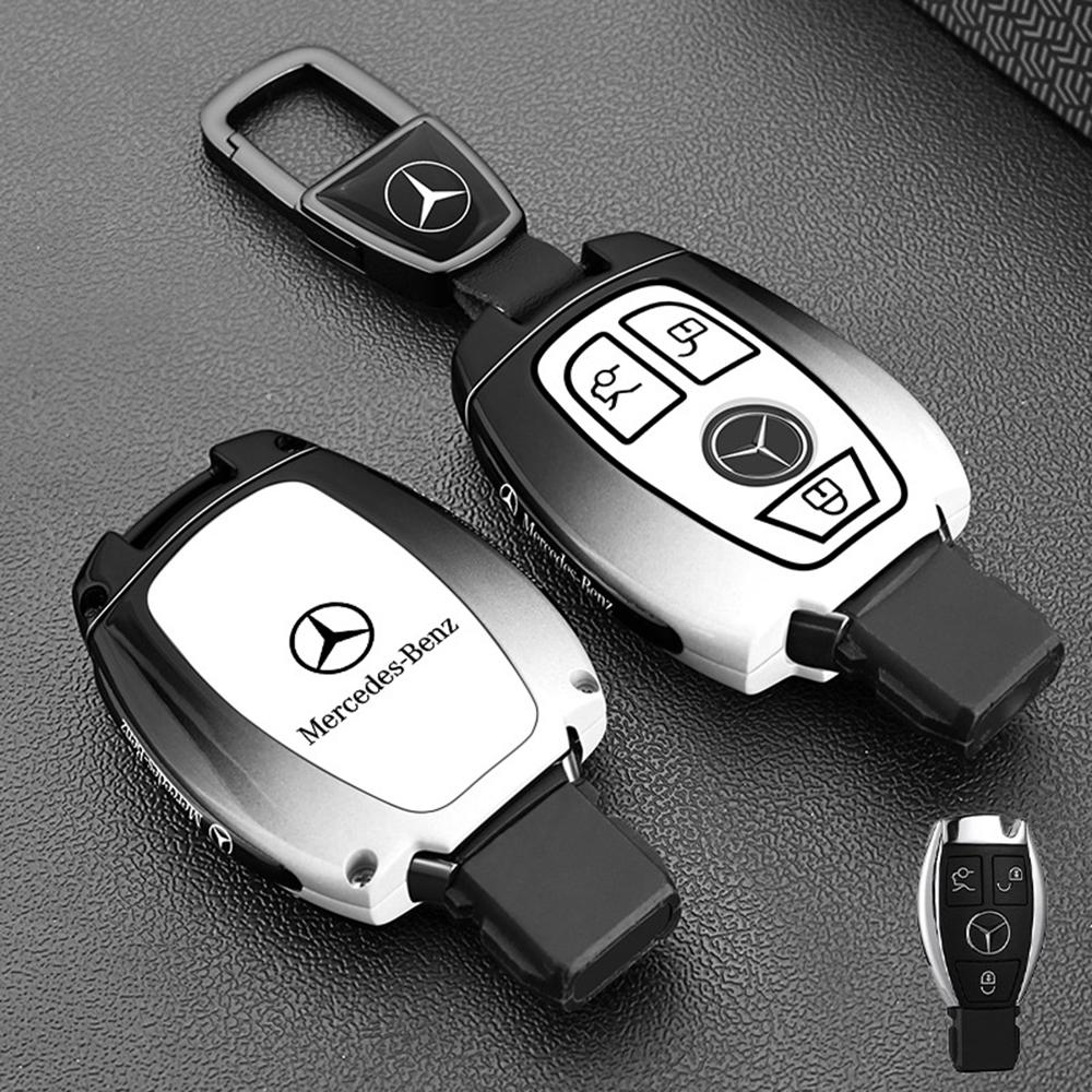 2/3 Buttons For Mercedes Benz A B G R Class GLA GLK W176 W204 W251 W463 Zinc Alloy Car Remote Key Case Cover Fob Accessories