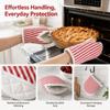 2PCS Heat Resistant Kitchen Oven Glove Mini Cooking Mitten  Microwave Oven Casserole Pot