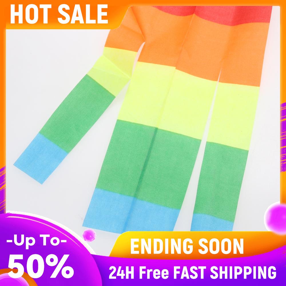 

Rainbow Delta Kites Beach Kite Long Tail Foldable Kite Lawn Kite Kids Flying Kite for Toddlers and Beginners China Mainland