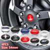 4Pcs 54mm ABS Car Wheel Center Caps Hub Rim Cover Replacement For Ford Focus MK2 Fiesta Mondeo Auto Tuning Styling Accessories