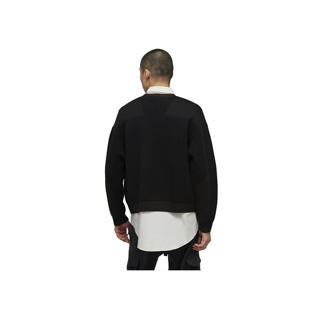 

Y-3 Utility Crew Autumn Winter Knit Sweater Men sweater Black 39-H63084 M