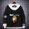 Tokyo Revengers Anime Denim Jacket Fake Two-piece Hoodie Men Youth Streetwear
