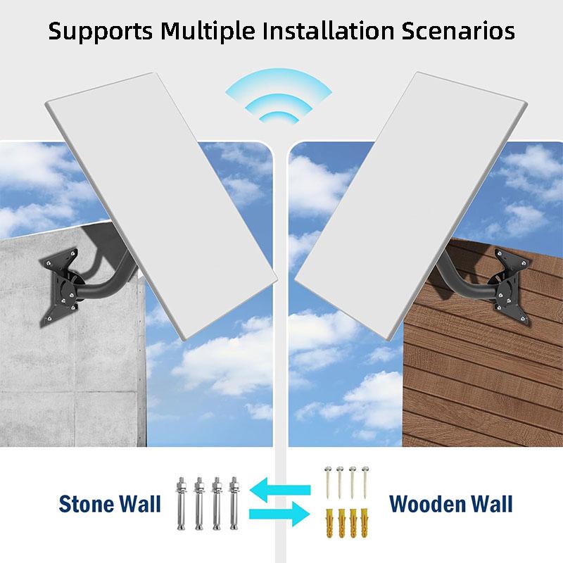 Starlink Gen 3 Accessory Kit V3 V4 Wall Roof Mount Pipe Adapter Adjustable Bracket Flat Pole Antenna Brackets Mounts Stands