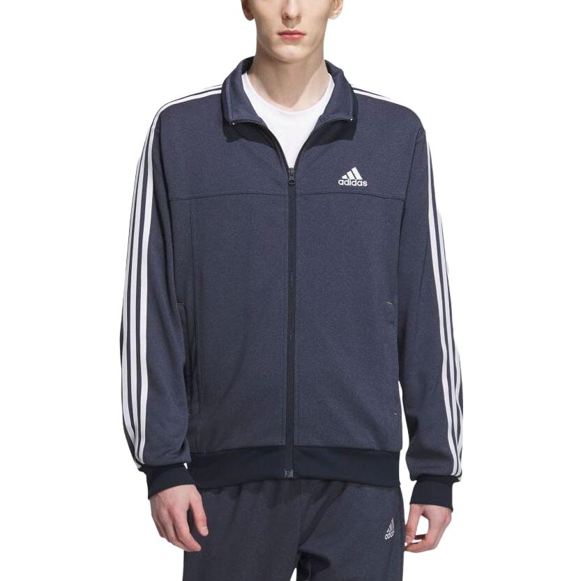 Adidas Jackets Men's Ink Blue Stand Collar Moderate Other IK7361