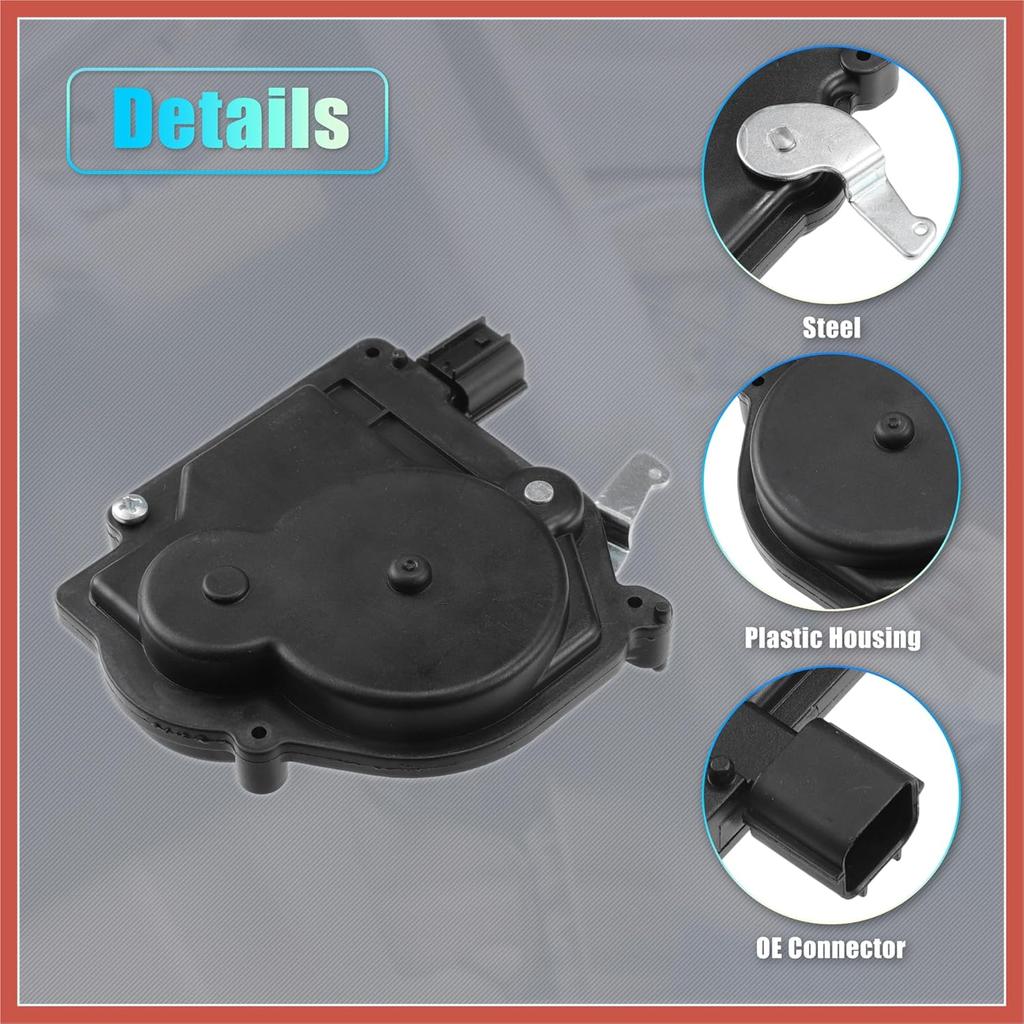 ACROPIX Rear Right Passenger Side Power Door Lock Actuator Motor for Honda Odyssey 2005-2010 5-Door Side Slide Door Lock Door Latch Actuator Assembly