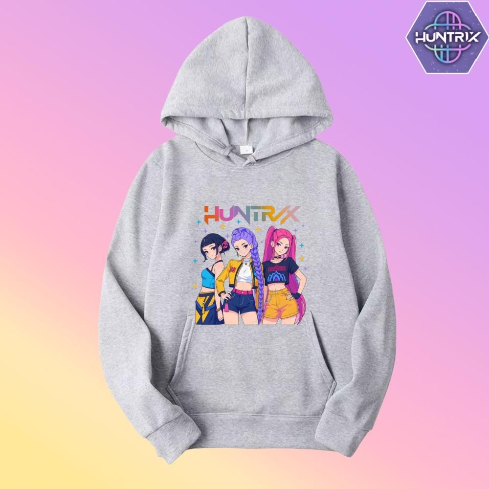 Film KPop Dämonenjäger Saja Boys Hoodie Herren Damen Kleidung Koreanischer Modetrend Streetwear Unisex Lässiges Übergroßes Sweatshirt