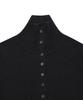 Michiko London Koshino High-Neck Button Cardigan Black