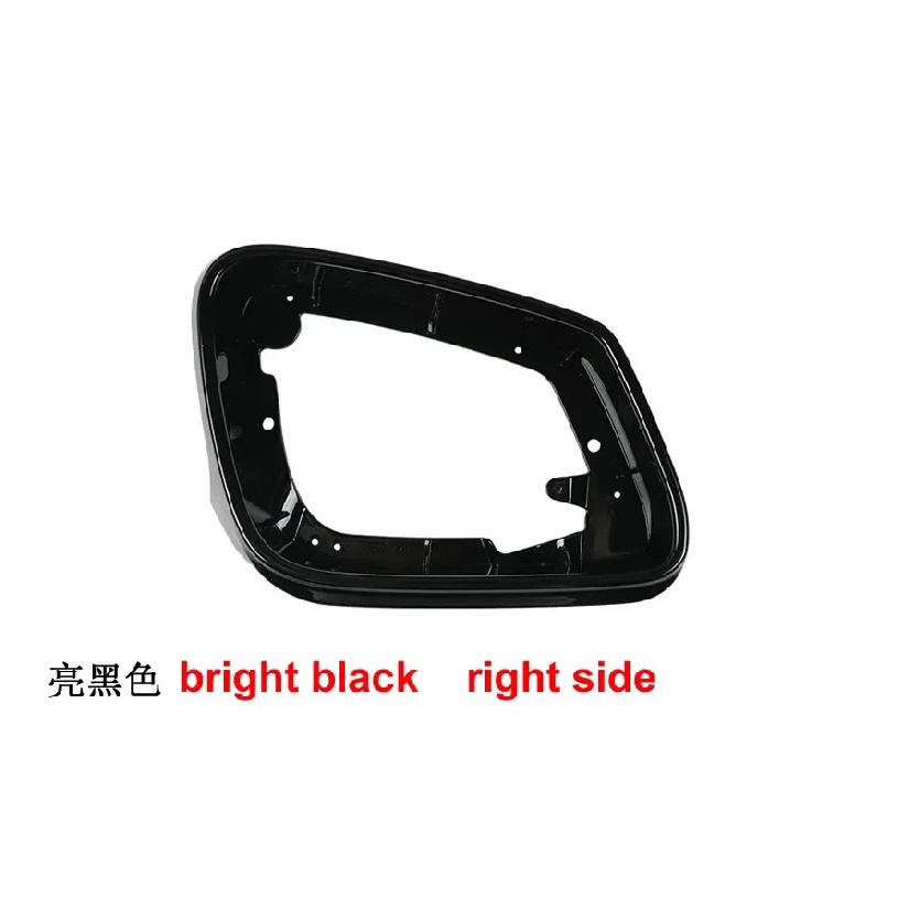 

For BMW 5 Series F07 2008-2010 / BMW 7 Series F02 2007-2012 Replace Car Side Mirror Rearview Mirrors Housing Frame Cover 1pcs bright black R