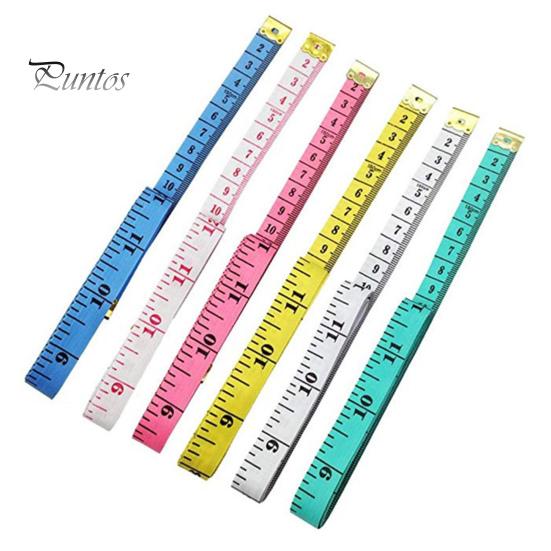 5Pcs Measuring Tape Flexible Body Measuring Ruler Double Scale Sewing Ruler for Weight Loss Tailoring