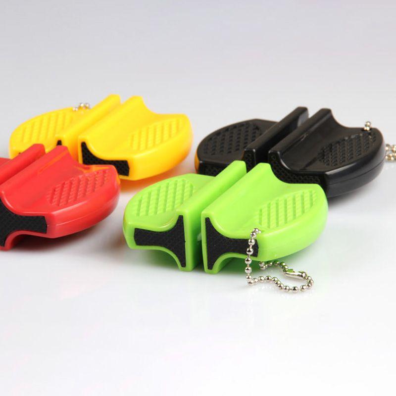 Mini Pocket Sharpener Camping Tapered Sharpening Stone Tool Kitchen