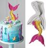Easy Releasing Mermaids Tail Baking Mold Silicone Baking Supplies Fondant Mooulds Suitable for Cake Decorating Projects