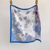 New double-sided silk scarf splicing fashion new versatile neck professional scarf popular recommendation trend