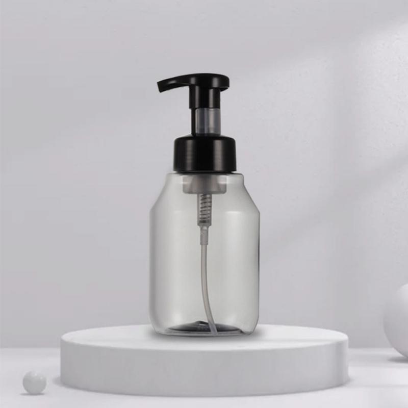 350ML Foam Bottle Empty Travel Foaming Pump Dispenser Refillable Bottle for Travel Cleaning Cosmetics Packaging