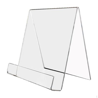 Acrylic Book Stand, Transparent Stand/Bookend, Cookbook Holder, Bookstand for