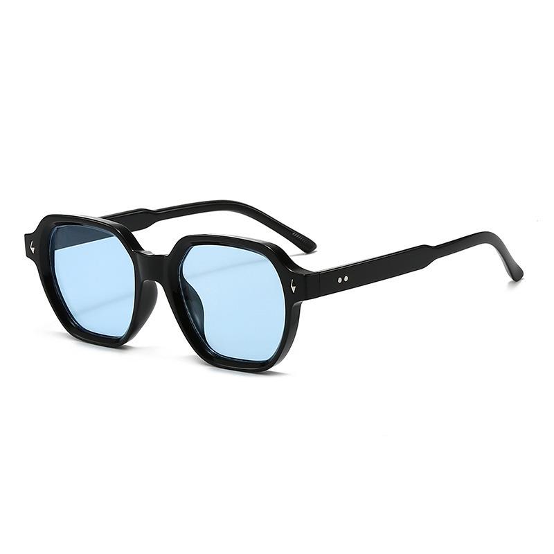Retro Rice Nail Sunglasses: Stylish Square Shades for Men & Women - High-End European & American Street Style