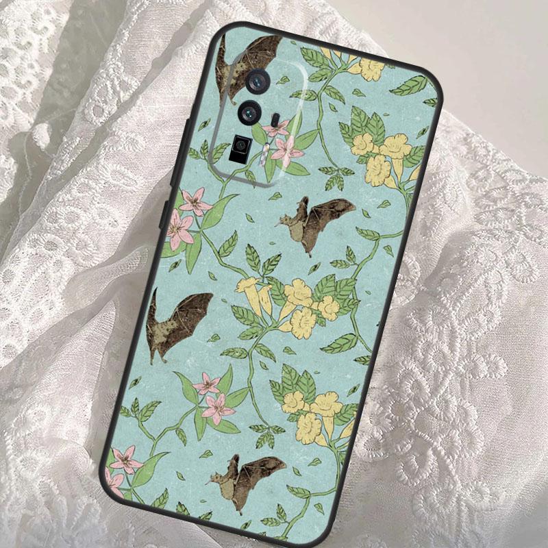 Vampire Bats Full Moon Halloween Case For Xiaomi 14T Pro 13T 12T 11T 13 14 Ultra POCO F6 Pro M6 M5s F3 F5 X3 X5 X6 Pro Cover