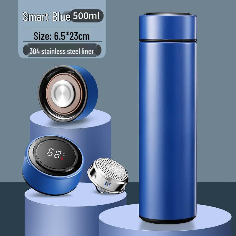 QIWAI 316 Stainless Steel Smart Tea Infuser Thermos, 500ml