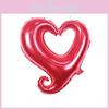 Eye-catching Hook Heart Helium Balloon Ideal For Valentine's Day And Parties