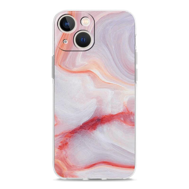 Priehľadný kryt na telefón pre iPhone 17 16 15 14 13 12 11 Pro Max Plus 17 AIR Nárazuvzdorný mäkký TPU obal Vintage mramorový Capas
