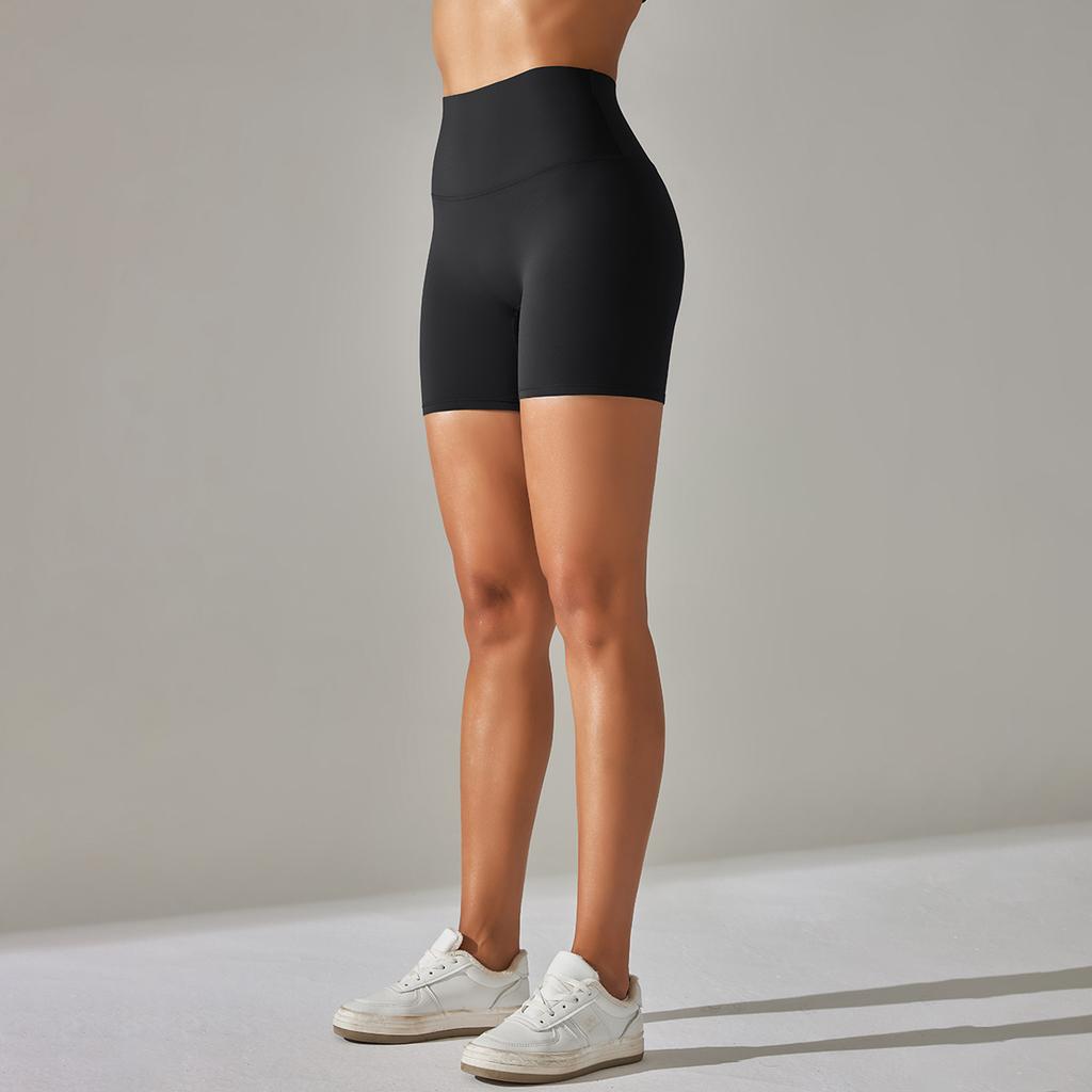 Align Damen-Yoga-Shorts mit hohem Bund – butterweich und federleicht! Ideal zum Laufen, Radfahren und für Fitness. 31 Farben.