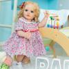 55 cm Ganzkörper-Reborn-Kleinkind-Mädchen-Prinzessin-Betty-Simulationspuppe aus weichem Silikon-Vinyl, lebensechte Soft-Touch-flexible 3D-Haut, sichtbare Adern, Babypuppenspielzeug