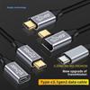 USB-C 3.1 Gen 2 Male To Female Elbow Video Dock Extension Cable, PD 100W