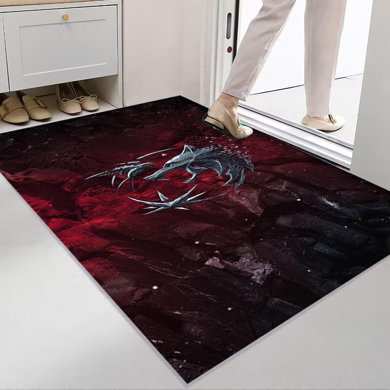 The Witcher's Fury carpet Living room and bedroom mats printing Dormitory decoration Room Fashion