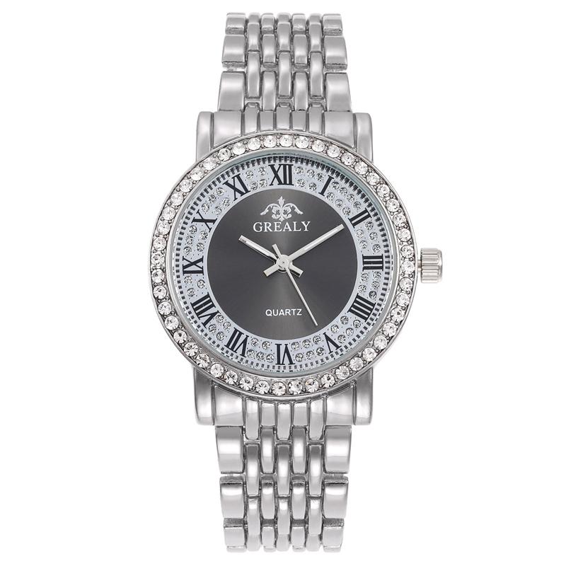 New Fashion Women Watches Stainless Steel Watch Clock Couple Watch Roman Scale Men Wristwatch Relogio Feminino Lovers Gift Watch