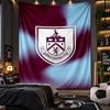 Wall Hanging Tapestry Burnley Football Print Cloth for Living Room Bedroom Home Decor