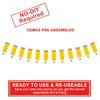 Partyprops Pencil Banner | Pencil Garland | Kindergarten Banner | Classroom Decor | Pencil Party Decorations | Back to School Party Decorations |