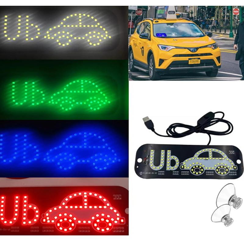 Led Light Sign For Car Taxi Windshield Light Sign Usb Car Led Sign With Suction Cups Scrolling Led Display Board Control