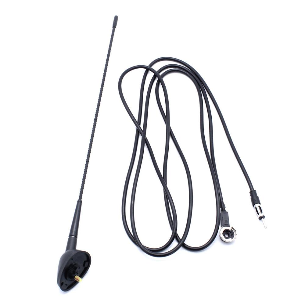 Aerial Base Roof Antenna & Adapter W/Base Cable For Fiat Doblo Punto Marea Ulysse Multipla Ducato Front Roof Mount Aerial Mast