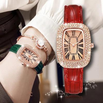 Diamant Damenuhren Mode Damen Luxus Quarzuhren Mädchen Beste Geschenke