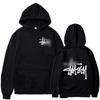 European & American Trendy Loose Fit Printed Hoodie - Spring/Autumn Fashion Pullover Jacket