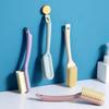 Shoe Brush Long Handle Clothes Brush Macaron Soft Shoe Brush Soft Brush Hanging Cleaning Brush Kitchen and Bath Brush