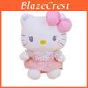 Cute Striped Bow Dress Plush Toy Doll For Kids And Collectors