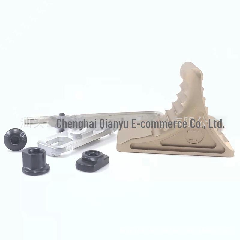 Universal Aluminum Alloy Mini Triangle Bamboo Hand Blocker Rail for MLOK/KEYMOD Systems