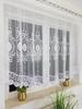 Ready-made Curtain Made of Marquisette 300x130 Cm with Decorative Guipure Lace