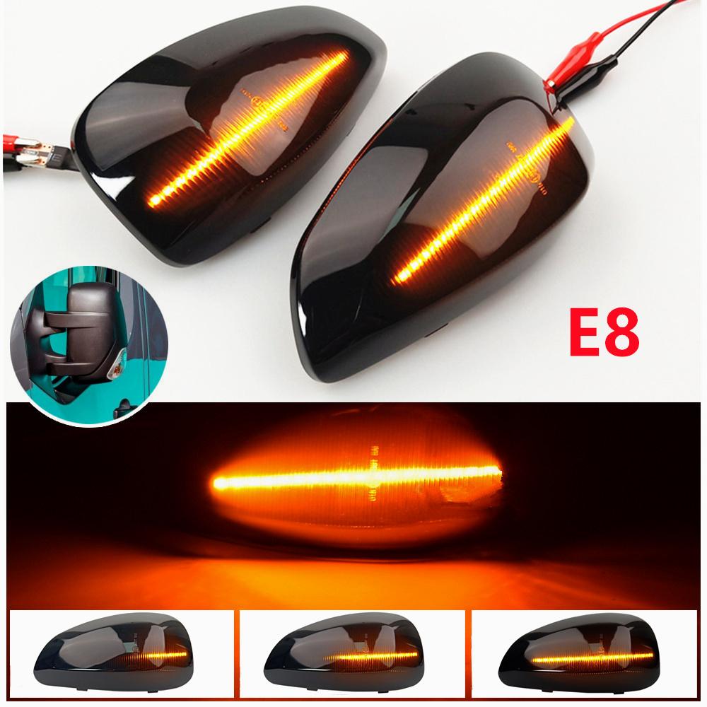 

2pcs Side Mirror Indicator Dynamic Sequential Flowing LED Turn Signal Light for NISSAN NV400 / OPEL MOVANO / Renault Master MK3