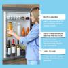 Jakehoe Refrigerator Deodorizing Cleaner Freezer Odor Remover Refrigerator Quick Odor Removal Cleaning Spray